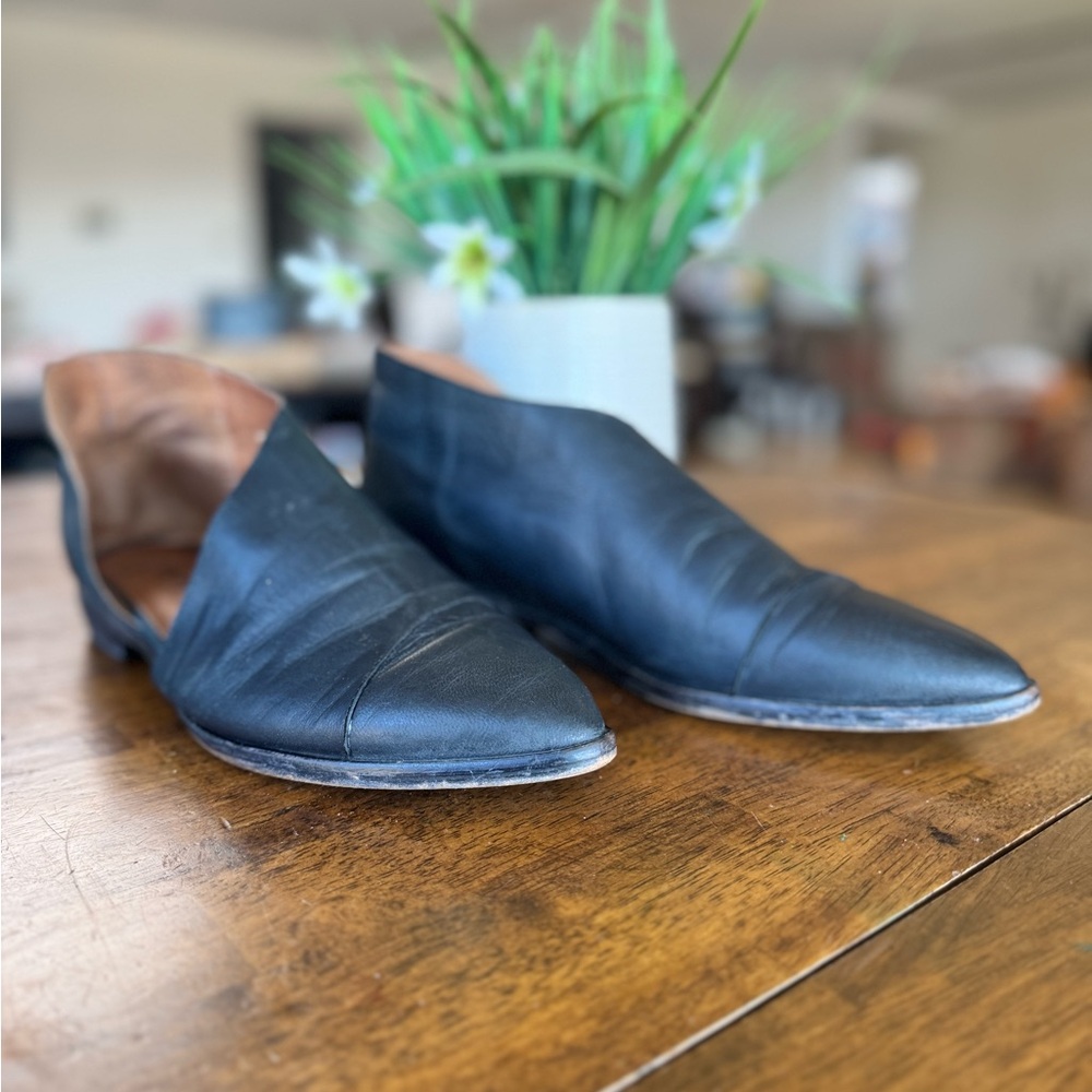 Royale Flat Leather Slip-On Shoes